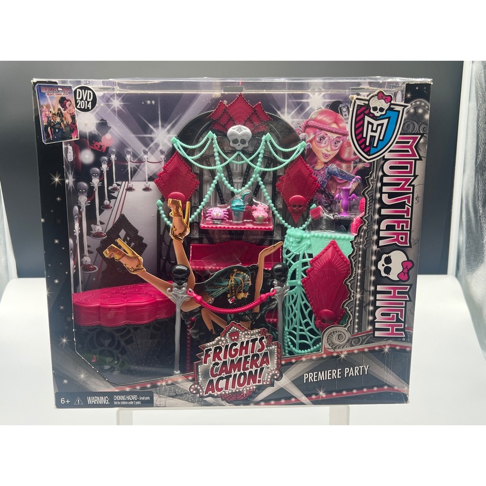 Mattel 2013 Monster High Frights Camera Action Premiere Party Playset